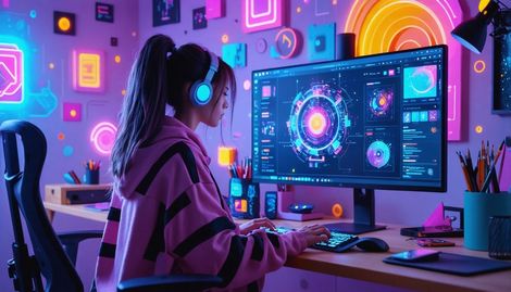 Yaratıcı Görsel Tasarım için AI Promptları ile Grafik Tasarımda Yeni Ufuklar